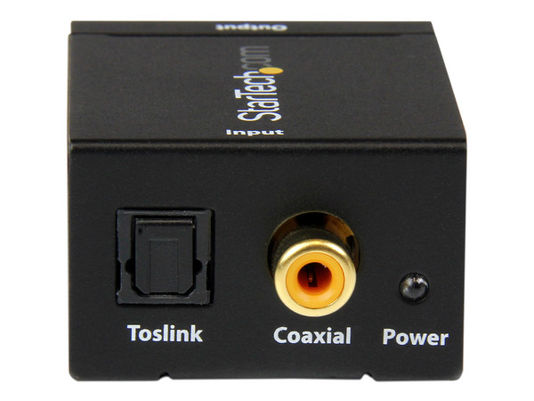 Adaptador Convertidor de Audio Digital Coaxial SPDIF o Toslink Óptico a RCA Estéreo Analógico