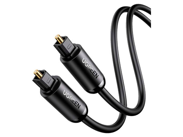 Cable Óptico Toslink UGREEN 7089 Macho a Macho de 3m.