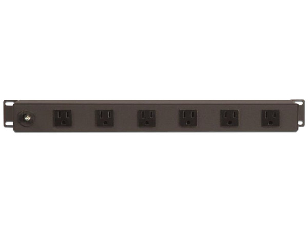 PDU Barra multicontacto Belden 9BF1-061002 con 6 salidas,  para montaje en rack 19