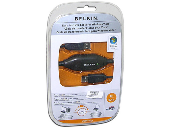 Cable USB Easy Transfer Belkin para Windows Vista