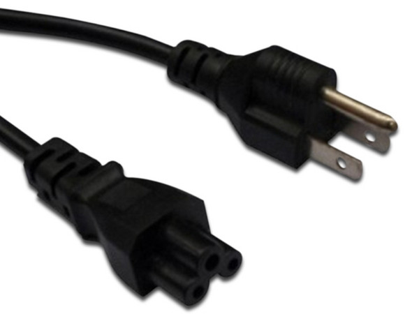 Cable de Corriente BRobotix para laptops, 1.8m. Color Negro.