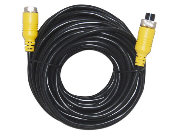 Cable tipo DIN Meriva MBCE110, De Aviación 4 Pines Para DVR Móviles de 10m, Color Negro.
