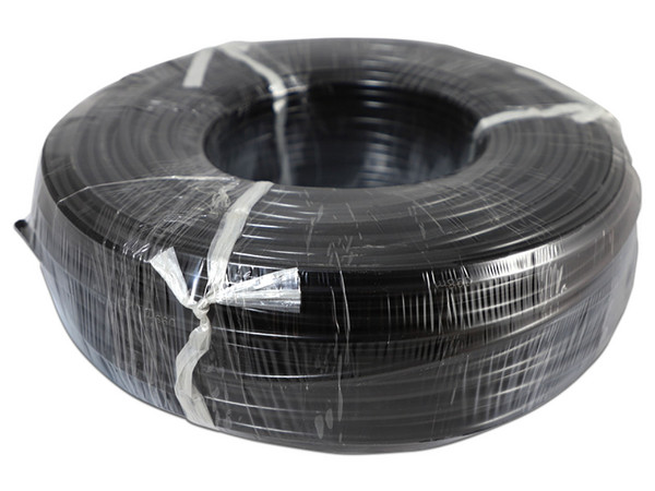 Bobina De Cable Doble Aislado de Alto Voltaje Paramon, Calibre 16, Anti-Oxidable, 100m. Color Negro