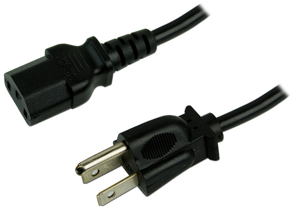 Cable de Poder para CPUs y Monitores. 1.8 m