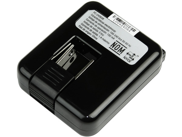Cargador USB Doble, carga rápidamente dispositivos USB usando una toma de corriente alterna