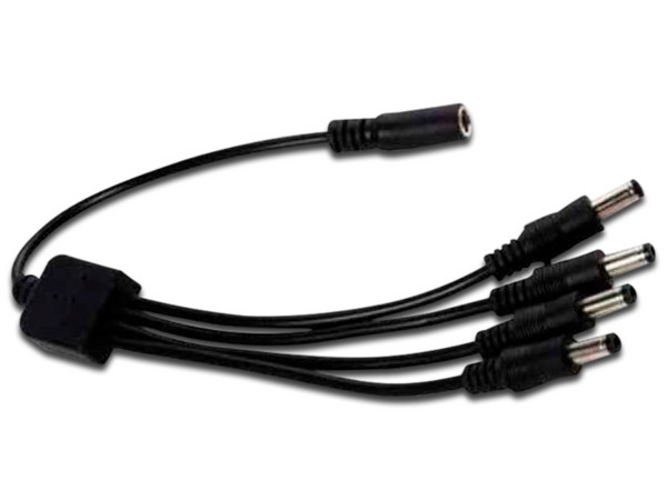 Divisor de energía Qian QAY-60304 tipo pulpo con 4 conectores machos.