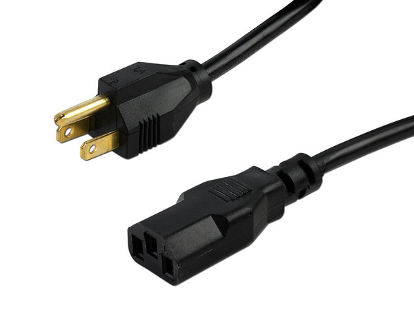 Cable de corriente para PC, 1.8m.