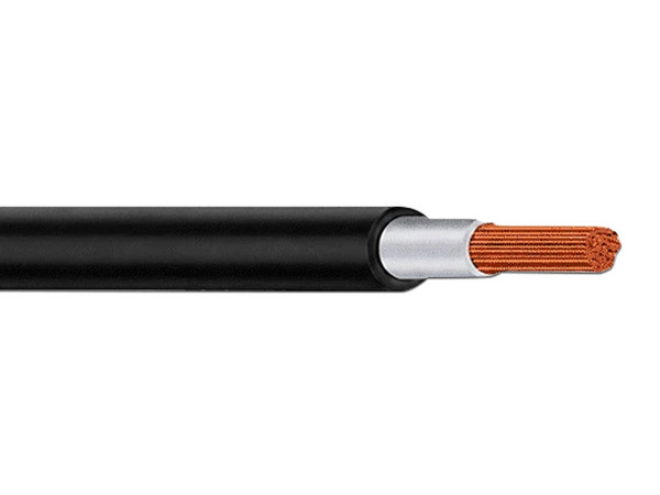 Carrete de Cable Fotovoltaico SolarOne CKC10A-N100 de 100m, Calibre 10AWG, 2000 VDC, Diámetro de 6.8mm. Color Negro.