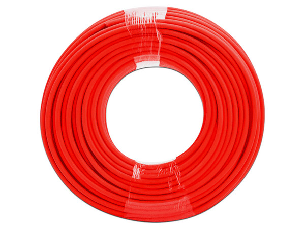Carrete de Cable Fotovoltaico SolarOne CKC10A-R100 de 100m, Calibre 10AWG, 2000 VDC, Diámetro de 6.8mm. Color Rojo.