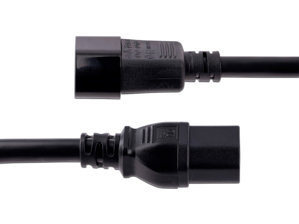 Extensión de cable de alimentación StarTech de C14 a C15, 3m, 125V, 14 AWG.