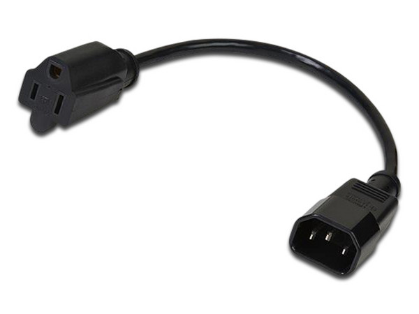 Paquete de cables de Alimentación Startech para PC de NEMA 5-15 a C14 , 18 AWG , 30cm. 10 piezas