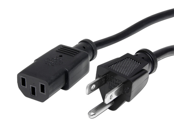 Paquete de Cables de Alimentación StarTech PXT1011010PK de NEMA 5-5P a C13, Longitud 3m, 10 piezas.