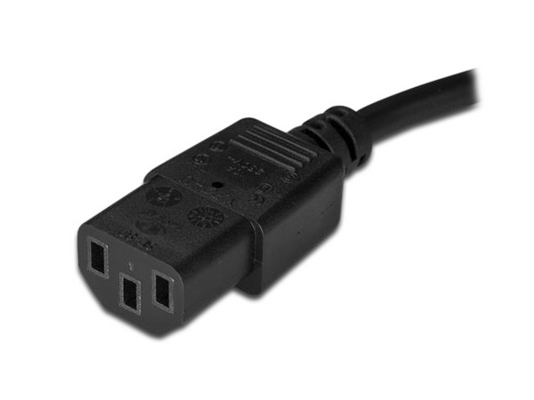 Cable de alimentación universal para computadora, 10A, 18 AWG (NEMA 5-15P a IEC-320-C13), 0.9 m.