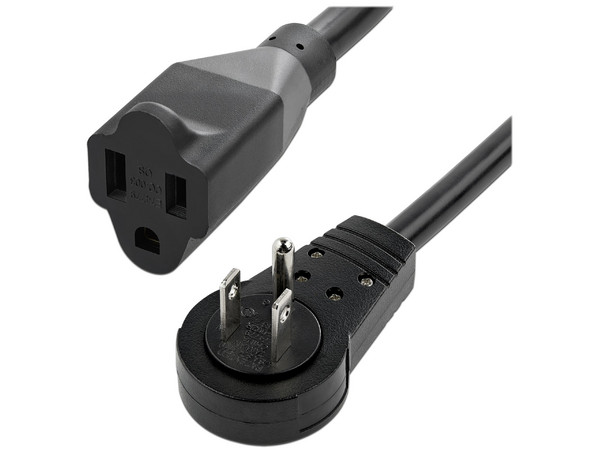 Extensión de cable de alimentación StarTech de NEMA 5-15P A NEMA 5-15R, 3 m.
