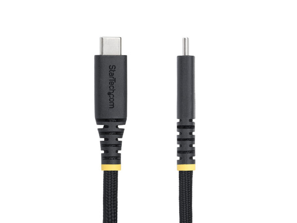 Cable StarTech USB-C (M) a USB-C (M), 3m, Recubrimiento de Silicona Trenzada.
