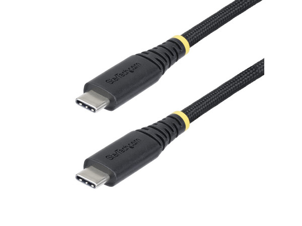 Cable StarTech USB-C (M) a USB-C (M), 3m, Recubrimiento de Silicona Trenzada.