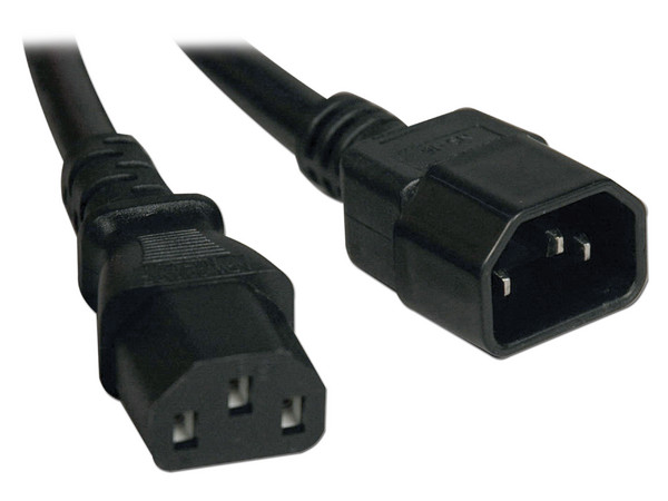 Cable estándar de extensión de alimentación para computadora, 10A, 18AWG de 4.57m.