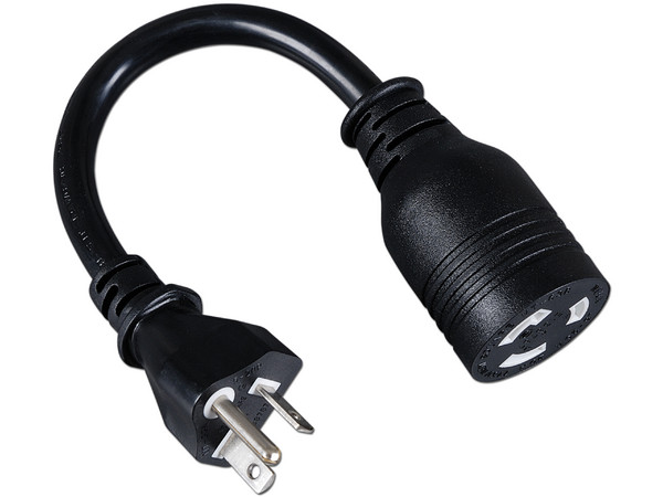 Cable Adaptador de Alimentación, 20A, 12AWG de Uso Pesado (NEMA-L5-20R a NEMA-5-20P)
