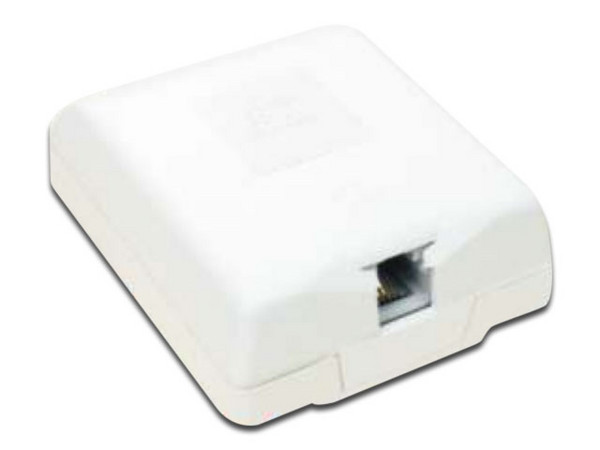 Roseta de Pared 3M, RJ-11, con protección de 2 hilos.