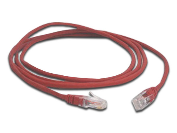 Cable de red UTP de parcheo 3M, Cat6, RJ-45 Macho / RJ-45 Macho, 2.0m. Color Rojo.