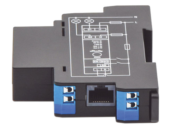 Relevador Shelly Pro2PM, Interruptor WIFI, Industrial y Residencial inteligente, Hasta 16A , Soporta Google, Alexa, Nube P2P y control Local.
