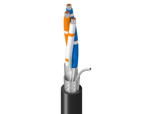 Bobina de Cable RS-485 Belden 3106A 0101000, Forro de PVC, 305m, 22 AWG. Color Negro.