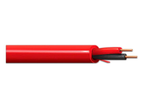 Bobina de Cable para Alarma contra incendios Belden, 2 hilos, Rollo con 305m. Color Rojo.