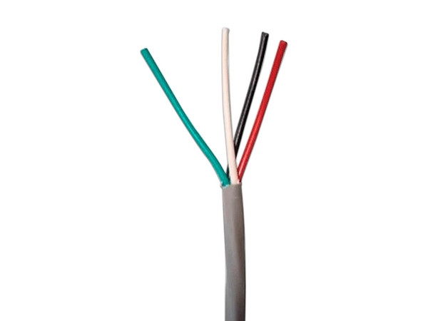 Bobina de cable para Alarma Belden 5502UE, 22 AWG, 305m, Color Gris.