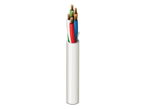 Bobina de Cable de Seguridad Belden 5504UE 008, 22 AWG, 305m, Color Gris.