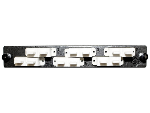Panel y Adaptador de Fibra Óptica Belden AX100098, de 6 puertos SC Dúplex.