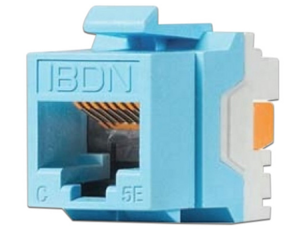 Conector Jack Modular Belden AX101315 RJ-45 Cat5e. Color Azul.