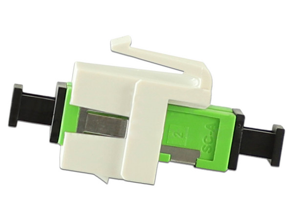 Módulo de Fibra Óptica Belden KeyConnect SC APC Simplex, AX105374-EW, Compatible con Soluciones FiberExpress.