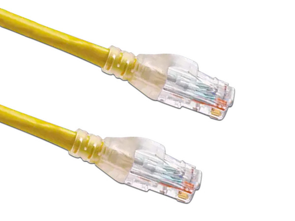 Cable de Red Belden Cat6+ UTP, Conector RJ-45 (M-M), 24 AWG, 2.1m. Color Amarillo.