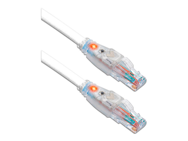 Cable de Red Belden Cat6 UTP, Conector RJ-45 (M-M), 24 AWG, 3m. Color Blanco.