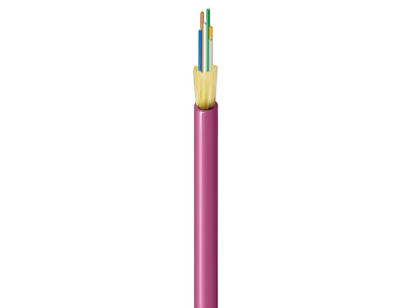 Fibra Óptica Belden FI4D006R9 OM4 Multimodo 6 Hilos Interior de 500m. Color Violeta.