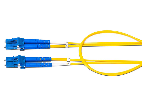 Jumper de Fibra Óptica Belden Monomodo, LC DUPLEX - LC DUPLEX, 3m, Color Amarillo.