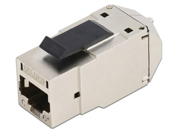 Conector Modular Jack Belden RJ-45 Cat5e STP. Color Gris.