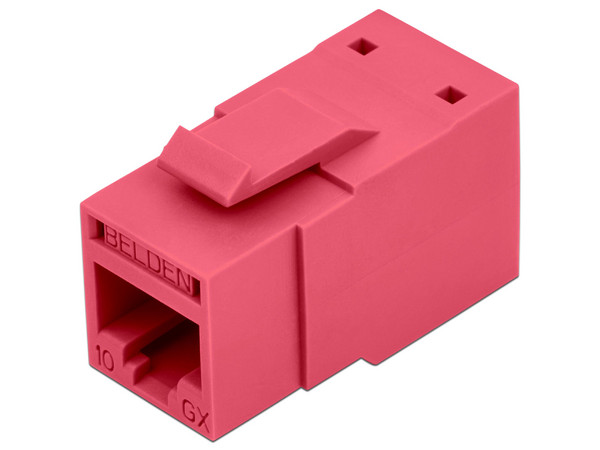 Módulo Jack REVConnect BELDEN Cat6. Color Rojo.
