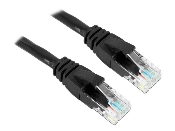 Cable de Red, Batauro, RJ-45 Macho, Cat6, Terminales PVC, 24 AWG, 2 Metros, Color Negro.