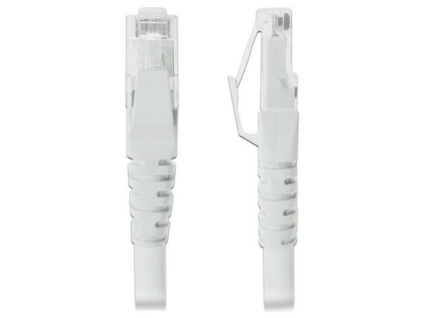 Cable de Red, Batauro, RJ-45 Macho, Cat6, Terminales PVC, 24 AWG, 2 Metros, Color Blanco.