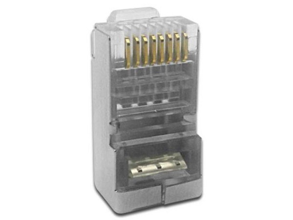 Plugs RJ-45, Cat5e, con 100 piezas.