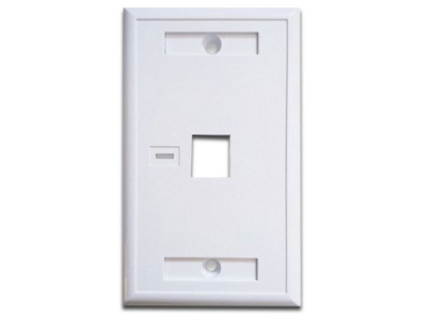 Tapa de pared Brobotix 251701 para puerto Keystone Jack estándar.