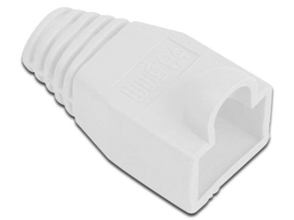 Bota para Conector Plug RJ45 BRobotix 351950, Color Blanco (100 piezas).