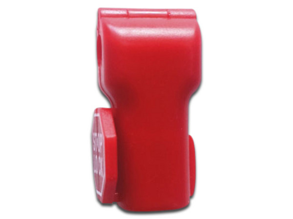 Candado de seguridad para exhibidor BRobotix. Color Rojo.