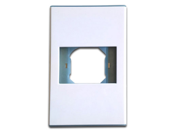 Tapa de pared Brobotix 938276 para Nodo de Red. Color Blanco.