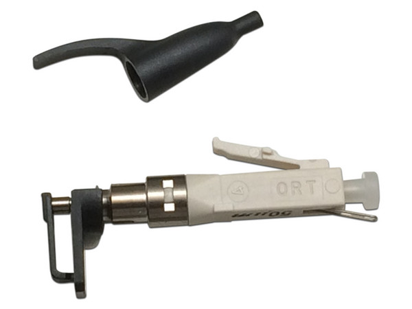 Conector CONDUNET de Fibra Óptica Monomodo LC, Negro/Blanco.