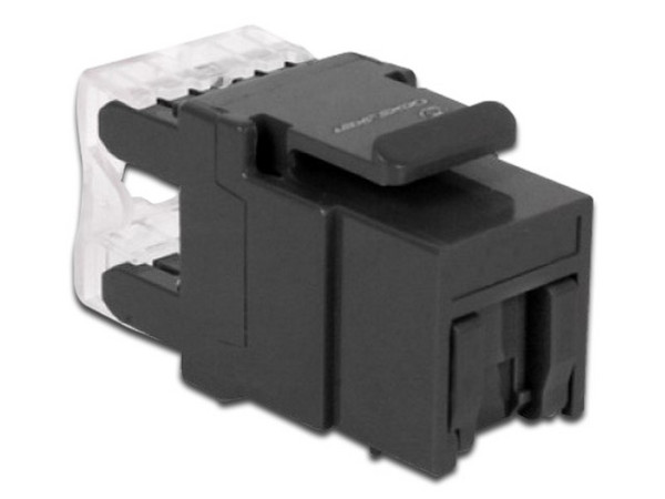 Jack Keystone Condunet para RJ45 (H), Cat5e. Color Negro.
