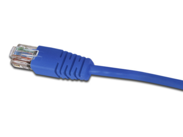 Cable de red CONDUNET Cat5e, Conector RJ-45(M-M), 24AWG, 1m. Color Azul.