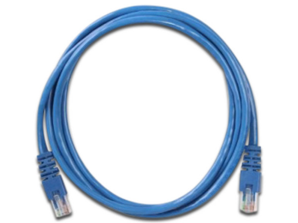Cable de Red Condunet RJ45, Cat6, 1 m. Color Azul.