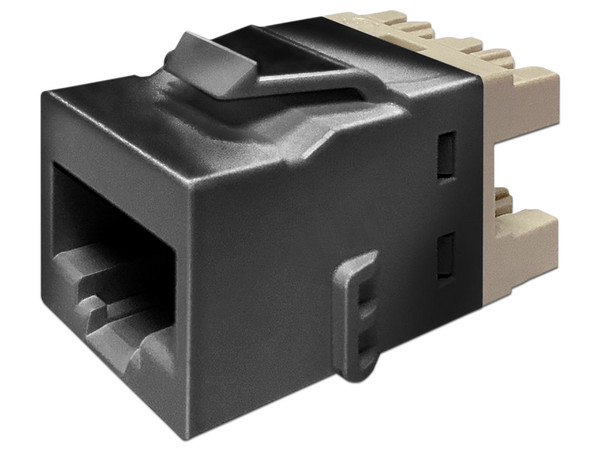 Jack Modular RJ-45 CommScope 2111435-2, Cat5e. Color Negro.